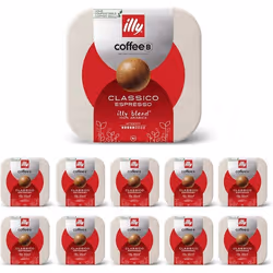 90 Coffee Balls Illy Classico - Boules de café 100% compostable - Compatible avec la machine à café CoffeeB by Café Royal
