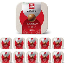 90 Coffee Balls Illy Classico - Boules de café 100% compostable - Compatible avec la machine à café CoffeeB by Café Royal