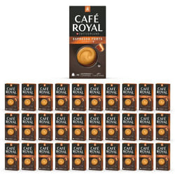 300 Capsules de Café en Aluminium Compatibles NESPRESSO® À USAGE DOMESTIQUE - ESPRESSO FORTE - Dosettes by Café Royal®