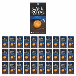 300 Capsules de Café en Aluminium Compatibles NESPRESSO® À USAGE DOMESTIQUE - LUNGO - Dosettes by Café Royal®