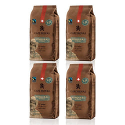 4 x 500 GR - Café Royal Honduras Intenso - Café Torréfié en Grains 100% Arabica - Intensité 4/5 - Certifiés Fairtrade