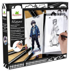 Tablette lumineuse rechargeable A5 - SYCOMORE - Artissimo - Personnages Manga - Dès 10 ans