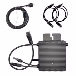 Pack Hoymiles HMS-500W-1T Micro-onduleur 500W – WiFi & Bluetooth – Pour 1 Panneau + Câble AC HMS 5m + 2 Rallonges Staubli MC4 ...