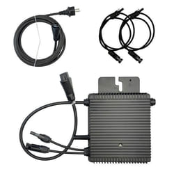 Pack Hoymiles HMS-500W-1T Micro-onduleur 500W – WiFi & Bluetooth – Pour 1 Panneau + Câble AC HMS 5m + 2 Rallonges Staubli MC4 1m