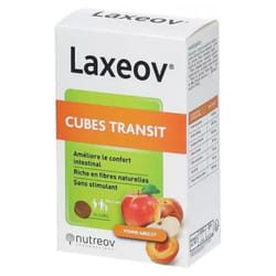 Nutreov Laxeov Cubes Transit 20 Cubes - Goût : Pomme Abricot