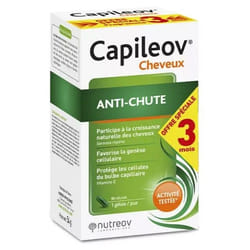 Nutreov Capileov Cheveux Anti-Chute 90 Gélules 1 Mois Offert