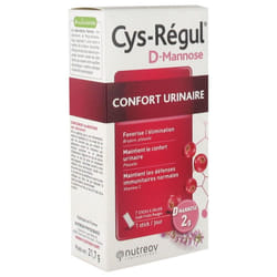 Nutreov Cys-régul D-Mannose Confort Urinaire 7 Sticks