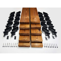 ENSEMBLE 10 LAMES BOIS - 2 MECANISMES SAM KIT NOIRS