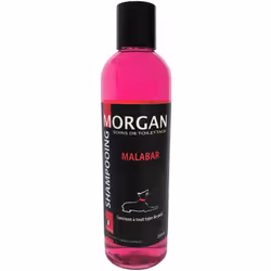 Shampoing protéiné senteur Malabar Morgan pour chiens.Shampoing à usage fréquent pour tous types de poils.Disponible en 250 m ...
