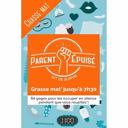 PARENT EPUISE : kit de survie Grasse mat jusquà 7h30