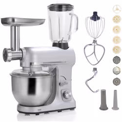Le robot multifonctions Robby ROBIMIX est l'outil indispensable de votre cuisine. Batteur, Pétrisseur et Mélangeur, ce robot  ...