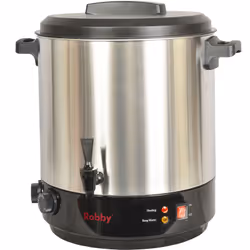 Stérilisateur de bocaux électrique cuve inox avec robinet et minuteur 31l 2100w Robby steri pro inox xl