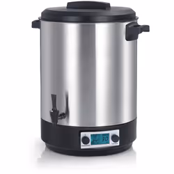 Robby - Stérilisateur de bocaux électrique cuve inox avec ecran lcd, robinet et minuteur 45l 2500w steri pro inox 45l lcd