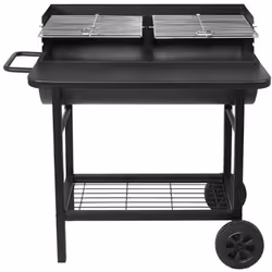 Le barbecue au charbon Smoker One de ROBBY possède deux grilles de cuisson en acier chromé. Les deux grilles de cuisson indiv ...