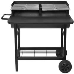 Barbecue à charbon 71x35.5cm avec chariot Robby smoker one