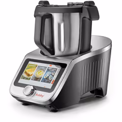 Robot cuiseur multifonctions connecté avec bol xl, balance intégrée et grand écran tactile +750 recettes - Robby - robicook xl