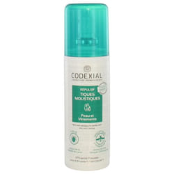 Codexial Répulsif Tiques Moustiques Peau et Vêtements 75 ml