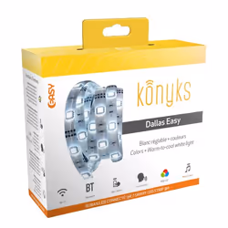 Konyks Dallas Easy, Ruban lumineux universel, Intérieure, IP44, Multicolore, 20000 h, 3000 K