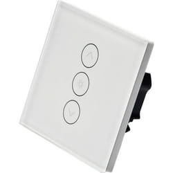 Konyks Interi Max - Interrupteur rétroéclairable WiFi encastrable Variateur dintensité Compatible avec Alexa et Google Home