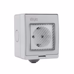 Konyks PLUVIOSE Easy, Avec fil &sans fil, Bluetooth / Wi-Fi, 802.11b, Intérieure, Blanc, Maison, Bureau