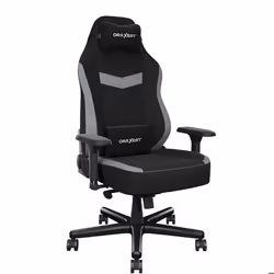 Chaise Gaming - Oraxeat - TK800F - Accoudoirs 4D ajustables - Tissu de haute qualité - Noir/Gris
