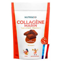 Nutri&Co Collagène Marin Type I & II Arôme Cacao 240 g