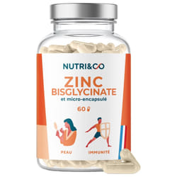 Nutri&Co Zinc Bisglycinate 60 Gélules