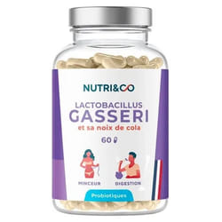 Nutri&Co Lactobacillus Gasseri et sa Noix de Cola 60 Gélules