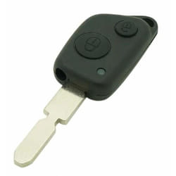 Carpoint - Coque Cle Adaptable Pour Psa 2 Boutons Lame Fraisee - keyskar