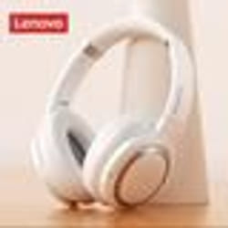 Casque sans fil - Lenovo - ThinkPlus TH40 - Blanc - Micro intégré - Bluetooth - Pliable