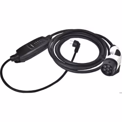 Câble de recharge 230V Type 2 pour véhicule électrique 16A / 34kW