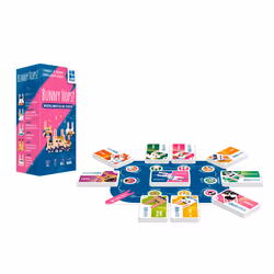 MEGABLEU Bunny Hops!, Jeu de cartes, Fête, 14 an(s), 20 min, Jeu familial