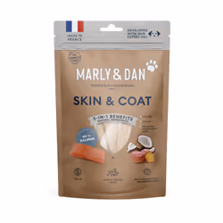 Marly &amp; Dan 5100092, Friandise, Chien, Adulte, Noix de coco, Saumon, 80 g, Sans gluten