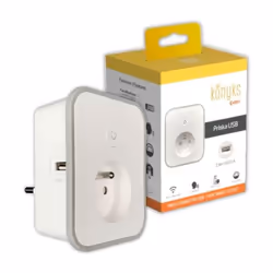 Présentation du Produit La prise connectée KONYKS Priska - USB FR - Wifi + Bt - 16 A est un dispositif innovant conçu pour am ...