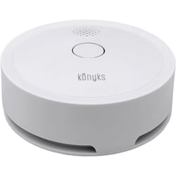 Konyks - Détecteur de fumée connecté Wi-FI Firesafe 2, Alerte sur Smartphone, 5 ans d'autonomie, Scénarios, Pas de Hub nécessaire