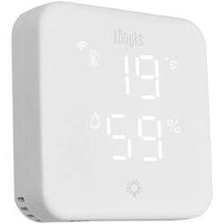 Konyks - Climpac - Thermostat Wi-FI pour Climatiseurs et Pompes à Chaleur Air-Air, contrôle à distance, Commande vocale, thermomètre et hygromètre