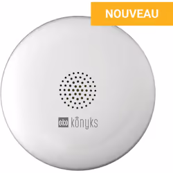Konyks - Osafe - Détecteur de Fuite d'eau et d'Inondation Connecté WiFi 2.4 GHz, Bluetooth, Compatible Tuya Smart et Smartlife, 69x27,6 mm, IP67