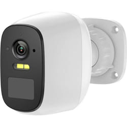 Konyks Camini Air Se - Caméra De Surveillance Extérieure Sans Fil Wifi, Notifications Détection De Mouvement, Vision Nocturne En Couleurs, Fonction Éclairage Et Sirène