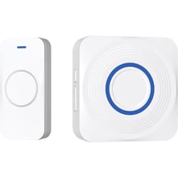 Konyks DRIING Sonnette Connectée Intelligente - Sonnette Vidéo WiFi avec Transmission par Radiofréquence et Double Alimentation