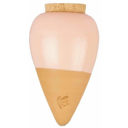 Sans Marque - Olla Pépin en terre cuite finition Rose Corail