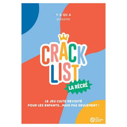 Blackrock Games CRACK LIST LA RECRE 30 min Jeu de cartes