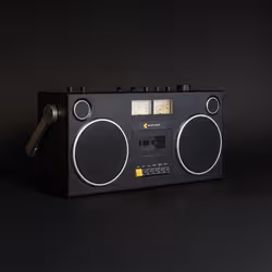 WE ARE REWIND GB-001 Curtis Lecteur de cassette portable 1 platine(s) Noir - Vue supplémentaire 3