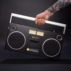 WE ARE REWIND GB-001 Curtis Lecteur de cassette portable 1 platine(s) Noir - Vue supplémentaire 6