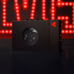 WE ARE REWIND Elvis Lecteur de cassette portable 1 platine(s) Noir, Rouge - Vue supplémentaire 4