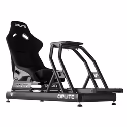 Oplite 102842, Cockpit de course, Noir, Acier, 150 kg, 150 cm, 210 cm