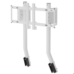 GTR S8 MONITOR STAND - White SUPPORT MONITEUR