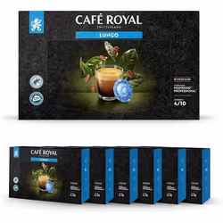 300 Capsules Compatibles NESPRESSO PRO® - CAFÉ LUNGO - Dosettes by Café Royal®