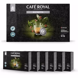 300 Capsules Compatibles NESPRESSO PRO® - CAFÉ RISTRETTO - Dosettes by Café Royal®