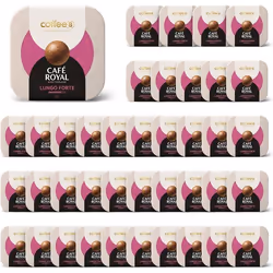 360 Boules de Café CoffeeB - LUNGO FORTE - 100% Compostables - Compatible avec machines CoffeeB by Café Royal