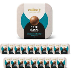 180 Boules de Café CoffeeB - DÉCAFÉINÉ - 100% Compostables - Compatible avec machines CoffeeB by Café Royal